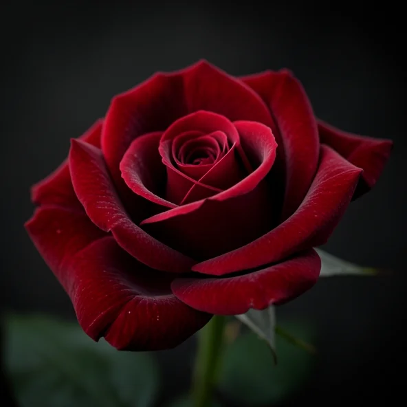 Rote Rose als Trauerblume